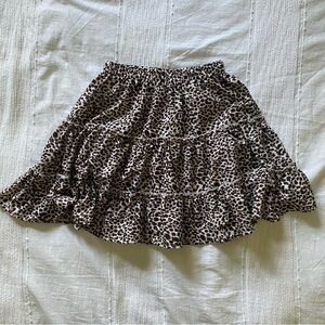 Leopard Mini Skirt (S) - Shein - Playful Chic!